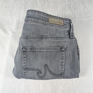 AG Adriano Goldschmied Jeans Womens 30R Grey Farrah Skinny Ankle High Rise